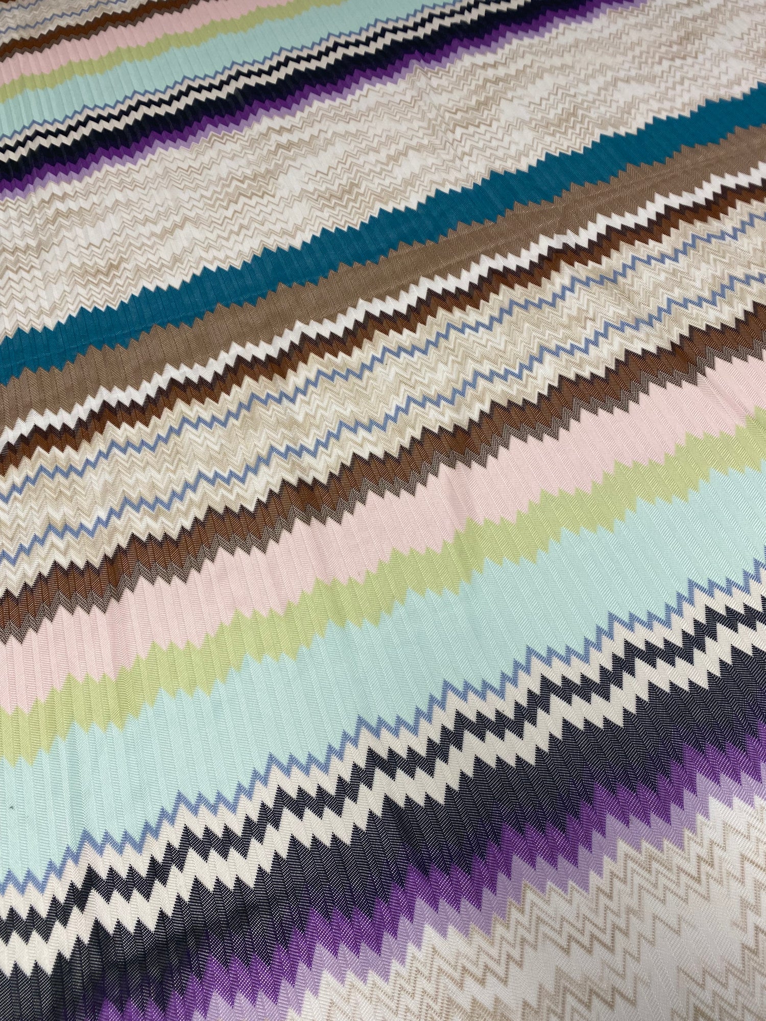 Zigzag Mesh Fabric  Versatile Woven Material for Crafting and Upholstery