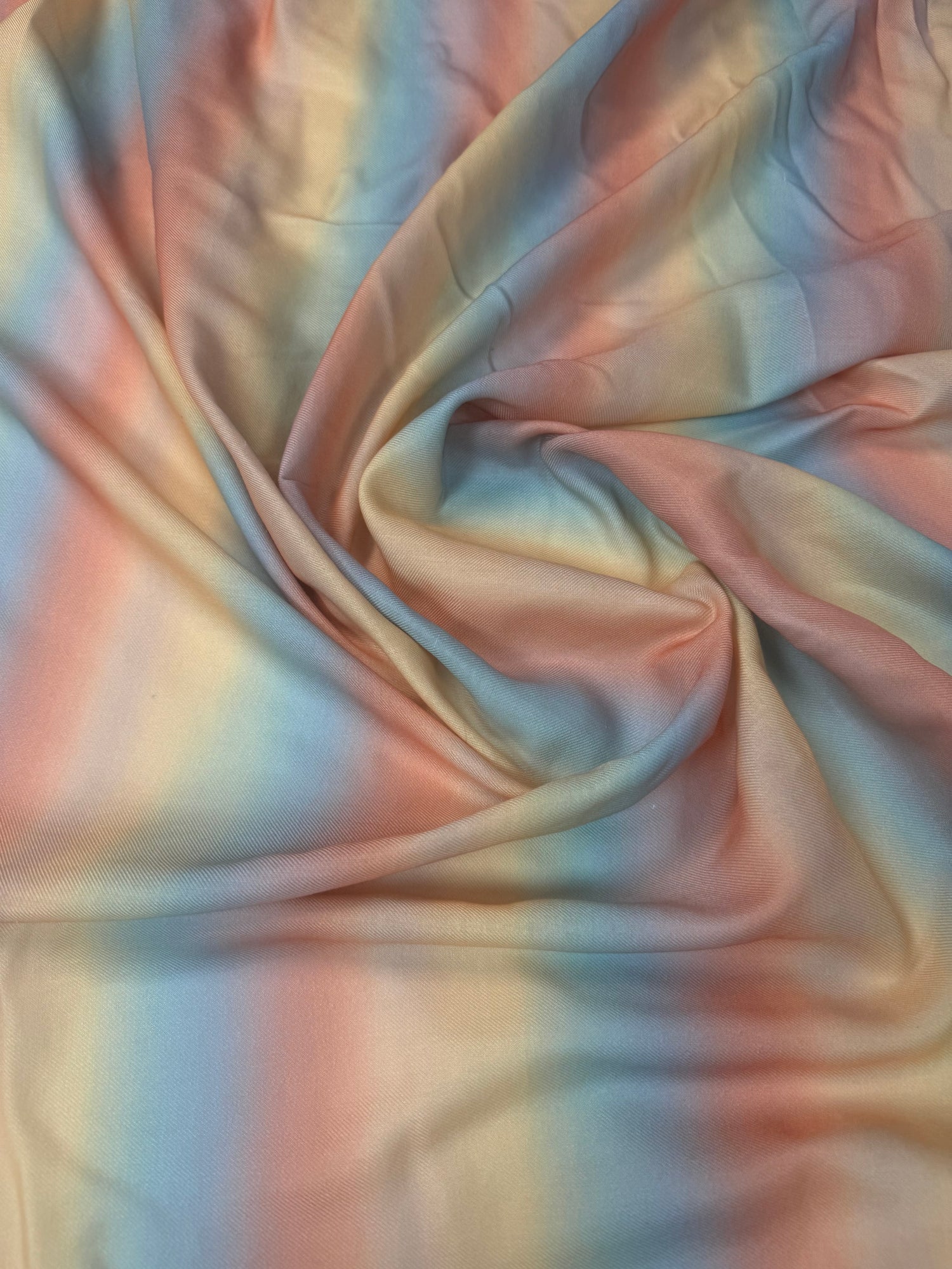 Pastel Ombre Fabric by the Metre