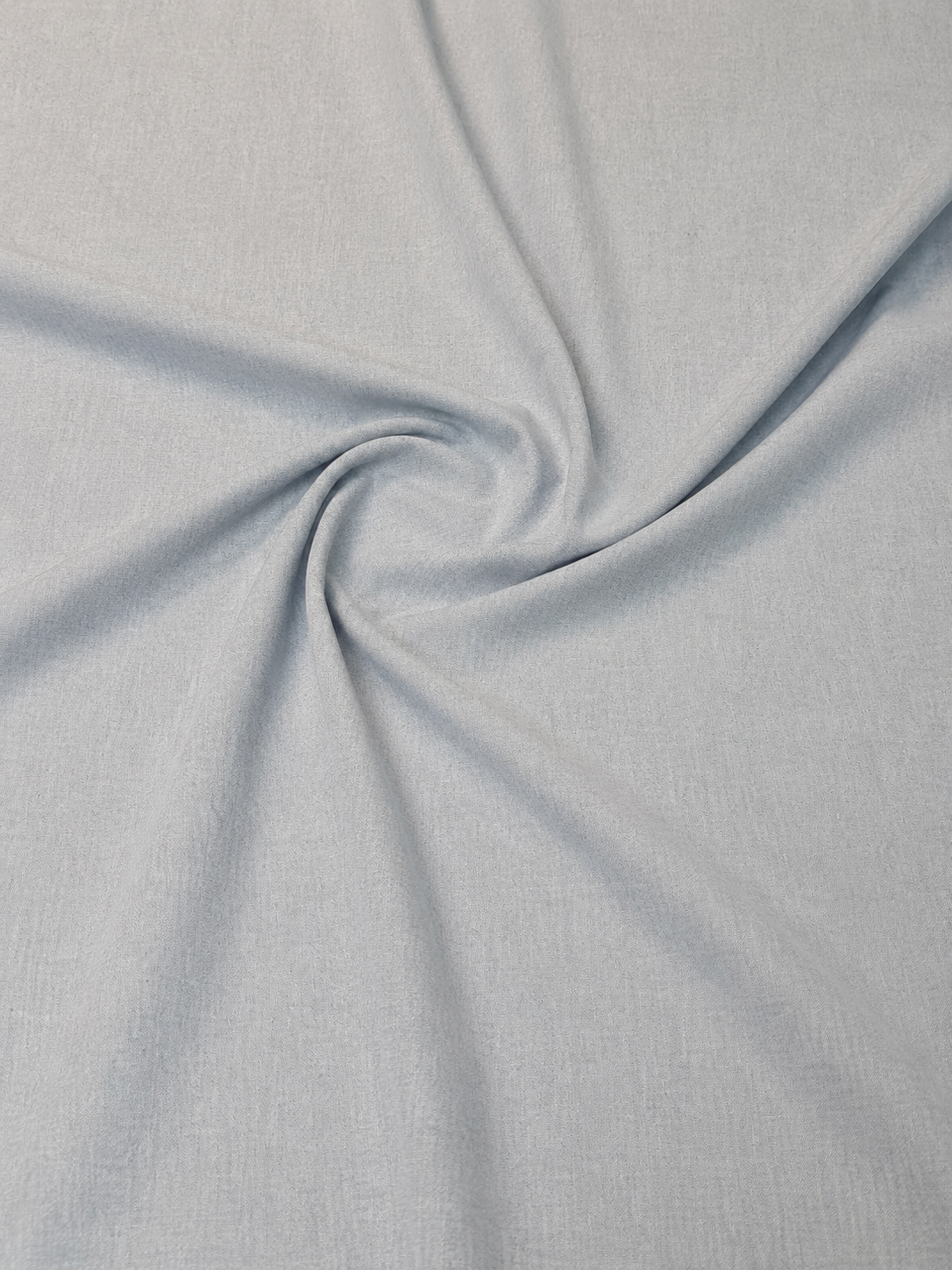 Ice Blue Cotton Linen Fabric by the Metre