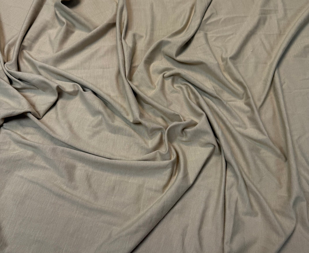 Mink Soft Stretch Viscose Jersey Fabric