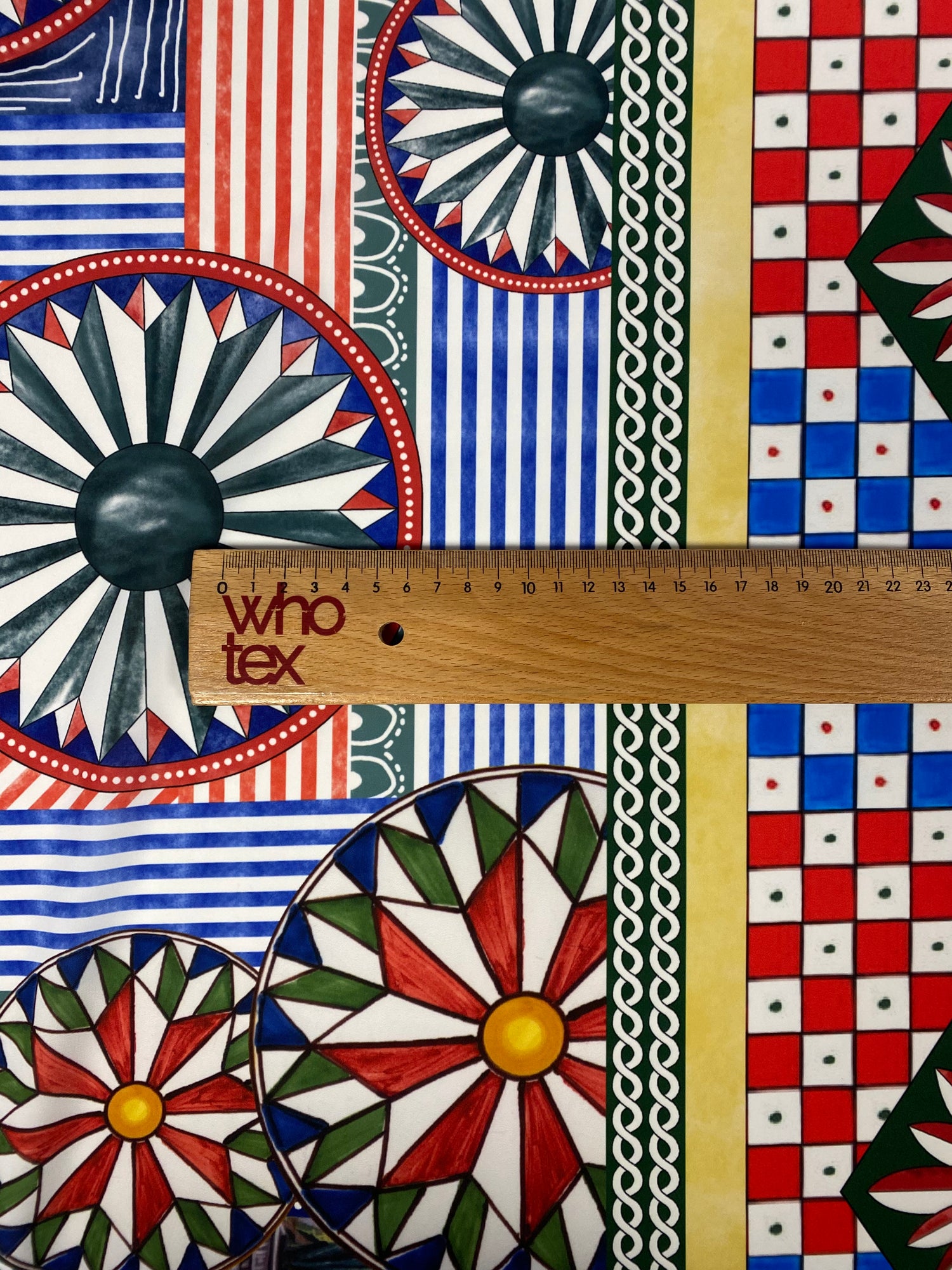 Sicilian Caretto Pattern Fabric