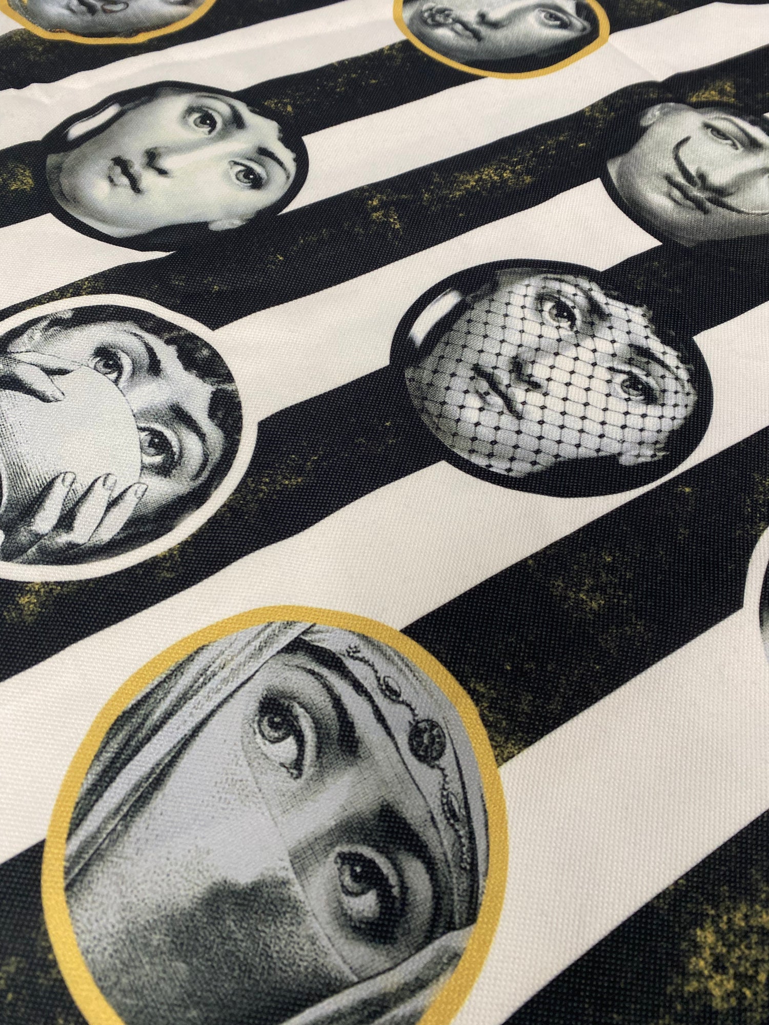 Artistic Portrait Upholstery Fabric for Unique Home Décor