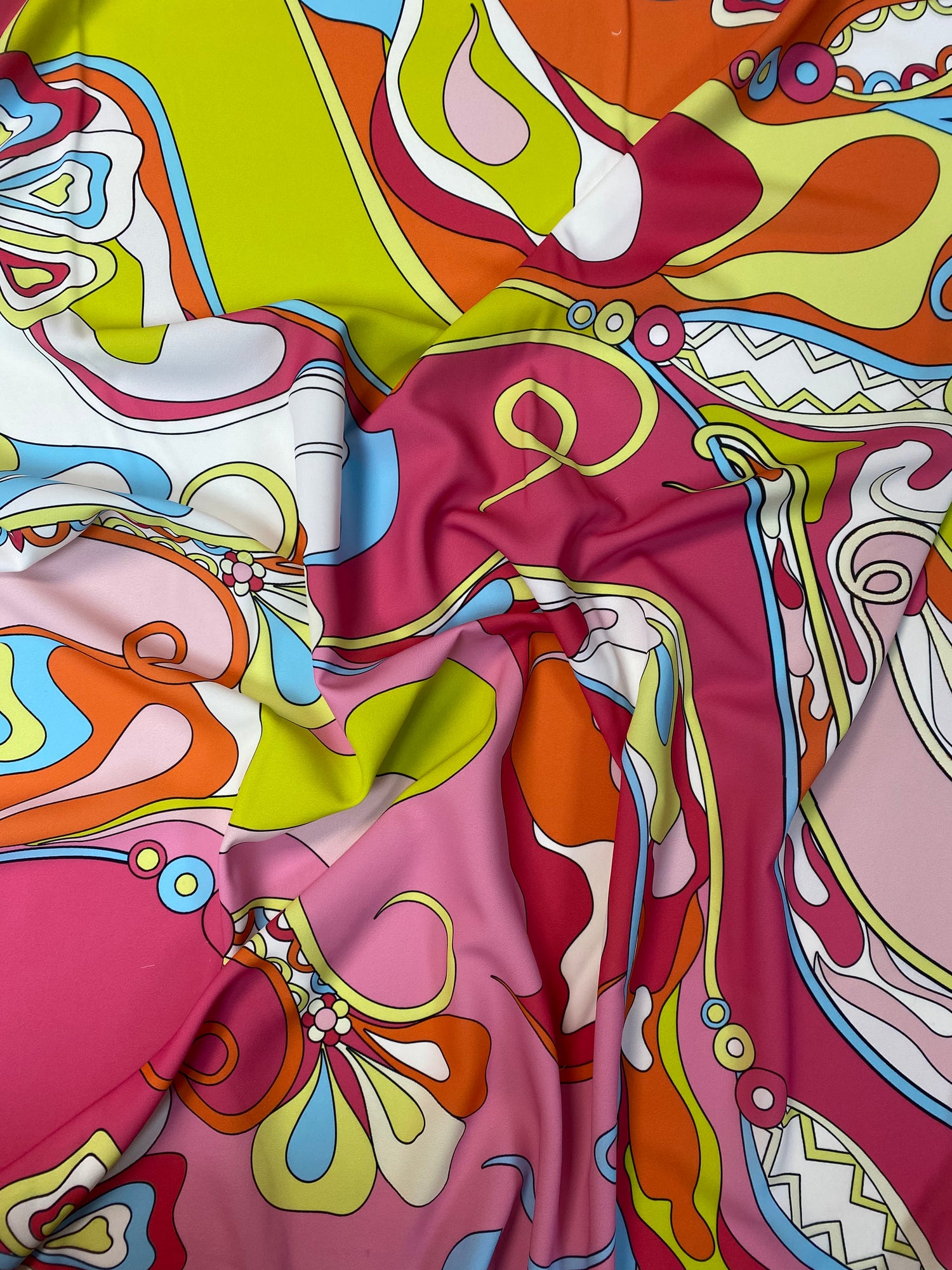 Vibrant Paisley Fabric by the Metre
