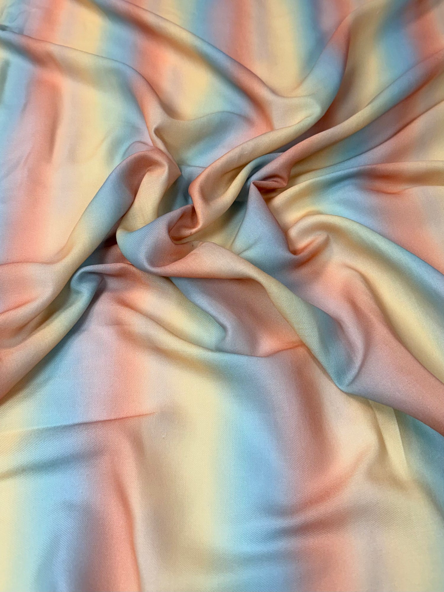 Pastel Ombre Fabric by the Metre