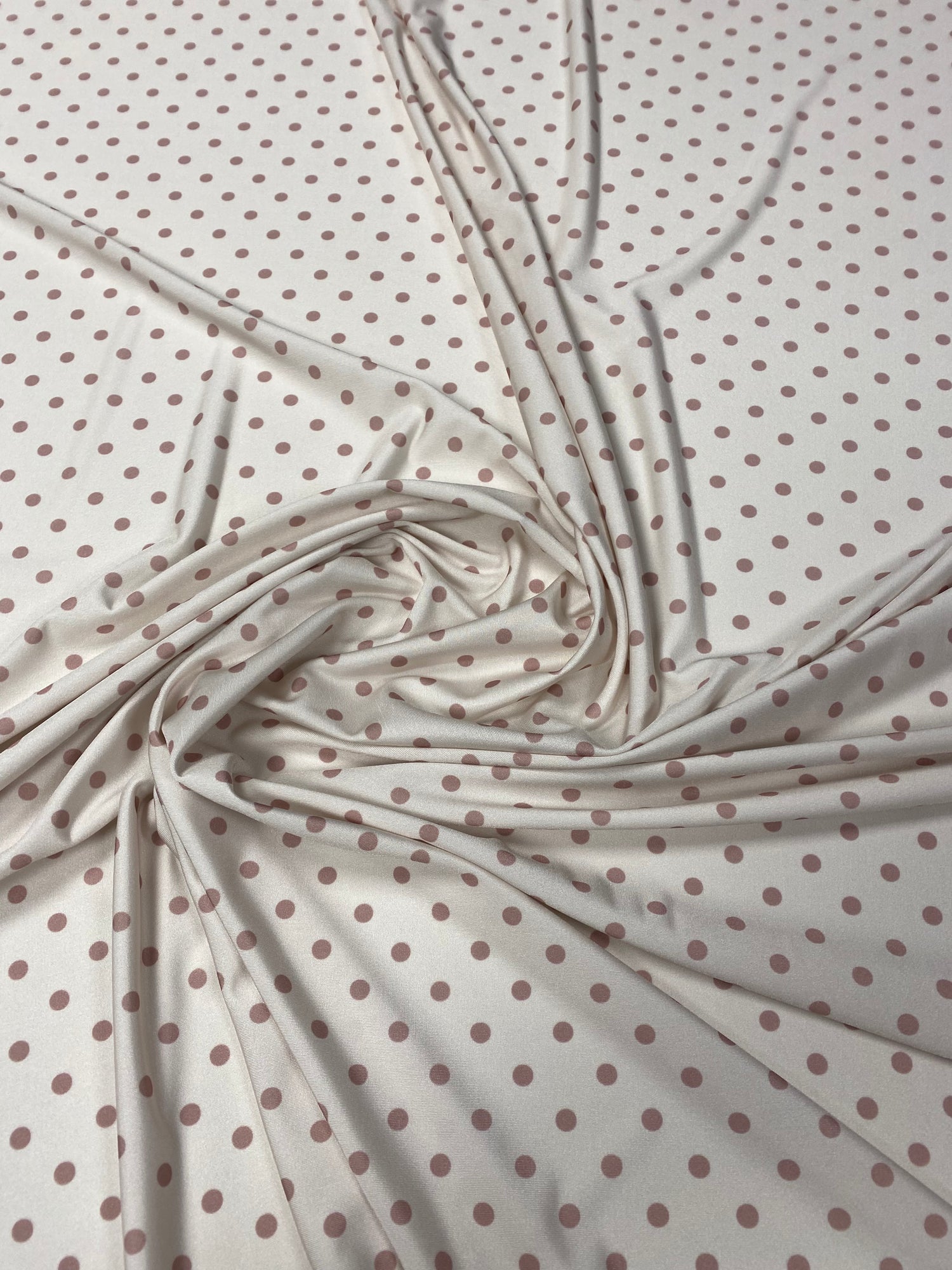 Polka Dot Lycra Stretch Fabric by the Metre