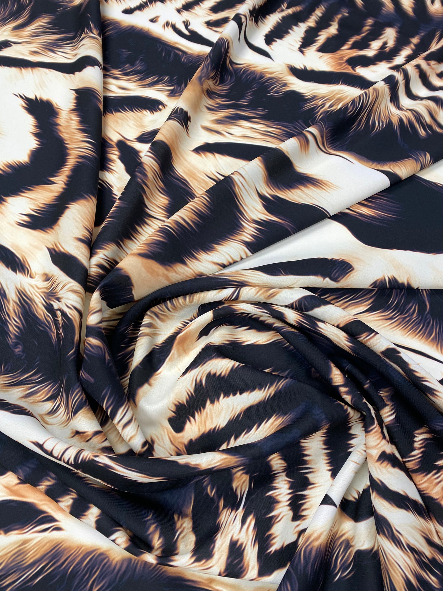 Animal Print Crepe Fabric by the Metre
