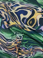Abstract Animal Lurex Fabric by the Metre - Whotex Fabrics London