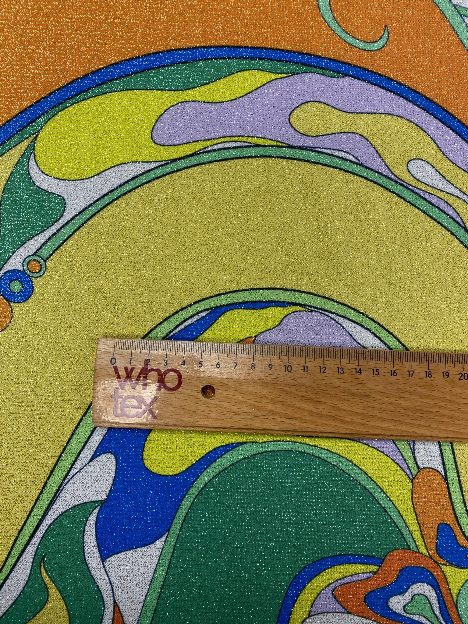 Abstract Paisley Lurex Fabric by the Metre - Whotex Fabrics London