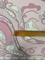 Abstract Pastel Spandex Fabric by the Metre - Whotex Fabrics London