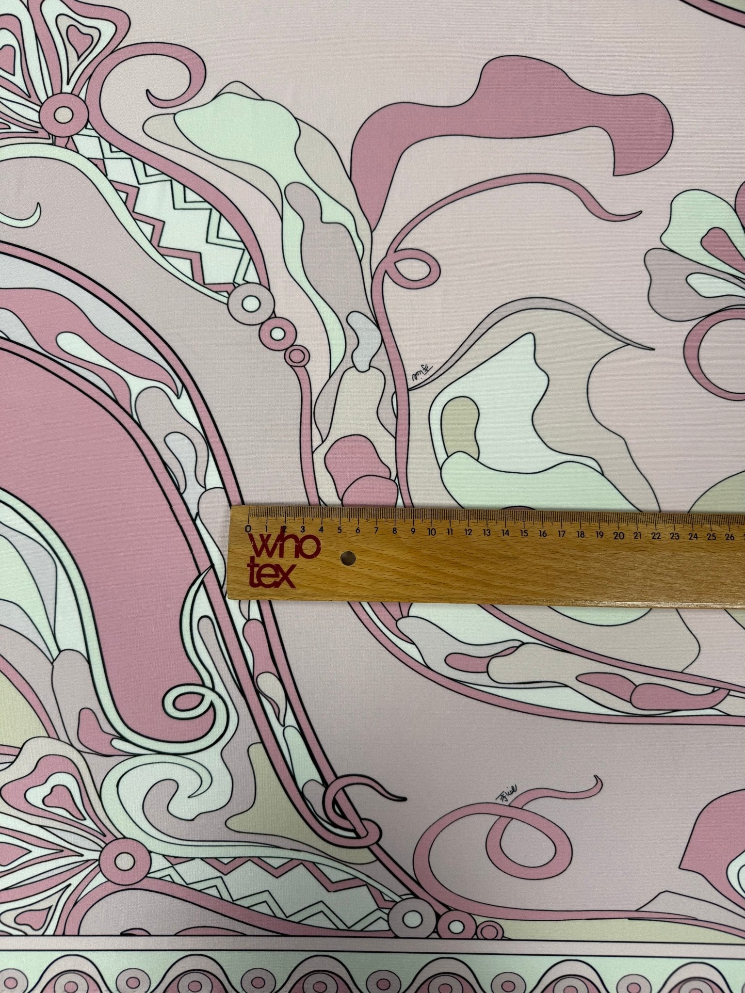 Abstract Pastel Spandex Fabric by the Metre - Whotex Fabrics London