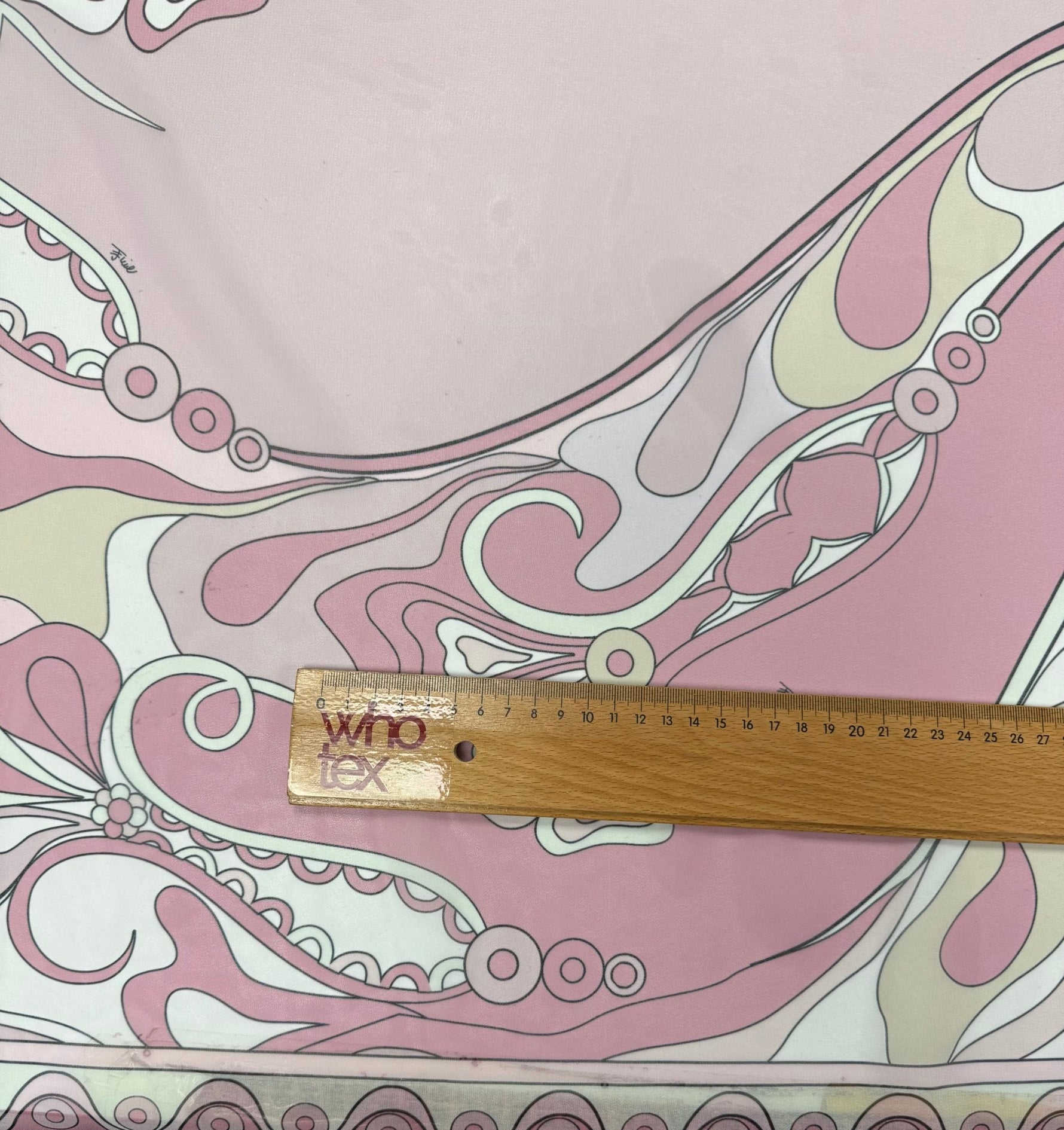 Abstract Swirl Print Chiffon Fabric by the Metre - Whotex Fabrics London