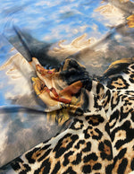 Angel Leopard Print Fabric Sold by Metre - Whotex Fabrics London