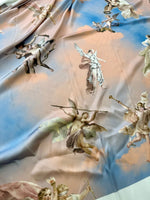 Angel Print Fabric, Sky Color Pattern Fabric - Whotex Online Fabric Store