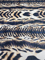 Animal Print Sequin Fabric by the Metre - Whotex Fabrics London