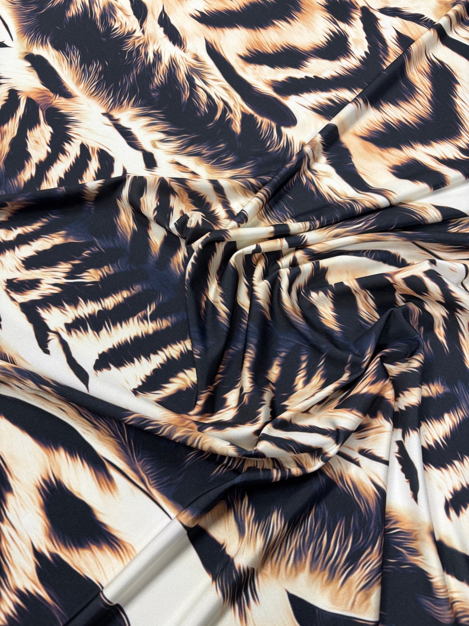 Animal Print Spandex Fabric by the Metre - Whotex Fabrics London