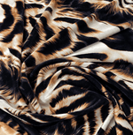 Animal Print Velvet Fabric by the Metre - Whotex Fabrics London