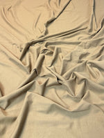 Army Green Cotton Stretch Sweatshirt Jersey Fabric by the Metre - Whotex Fabrics London
