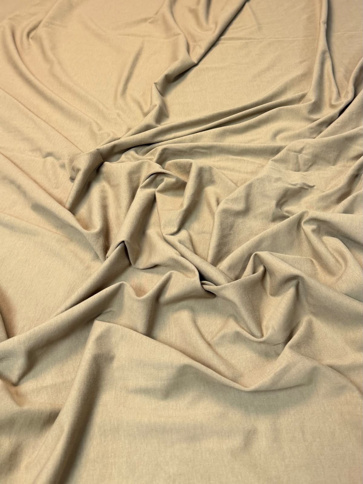 Army Green Cotton Stretch Sweatshirt Jersey Fabric by the Metre - Whotex Fabrics London