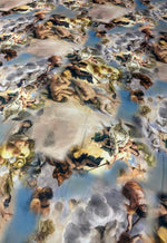 Artistic Printed Linen Fabric by the Metre - Whotex Fabrics London