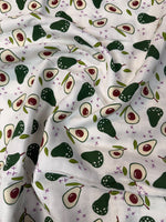 Avocado Poly Linen Fabric by the Metre - Whotex Fabrics London