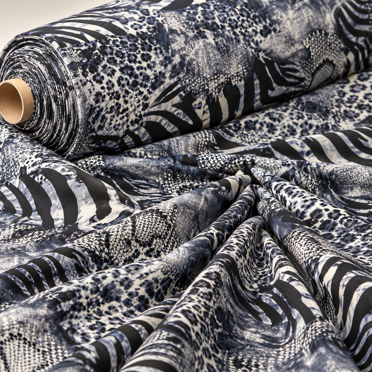 Mixed Animal Print Fabric by the Metre