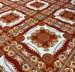 Baroque Chain Print Crepe Fabric by the Metre - Whotex Fabrics London