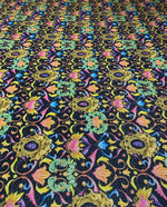 Baroque Floral Lurex Fabric by the Metre - Whotex Fabrics London