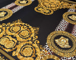 Baroque Leopard Fabric Sold by the Metre - Whotex Fabrics London
