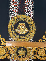 Baroque Leopard Fabric Sold by the Metre - Whotex Fabrics London