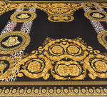 Baroque Leopard Fabric Sold by the Metre - Whotex Fabrics London