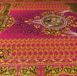 Baroque Leopard Lurex Fabric by the Metre - Whotex Fabrics London