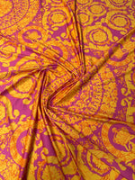 Baroque Medallion Spandex Fabric by the Metre - Whotex Fabrics London