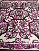 Baroque Pattern Spandex Fabric by the Metre - Whotex Fabrics London