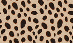 Beige Abstract Animal Spot Fabric by the Metre - Whotex Fabrics London