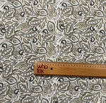 Beige & Cream Paisley Fabric by the Metre – Classic Style - Whotex Fabrics London