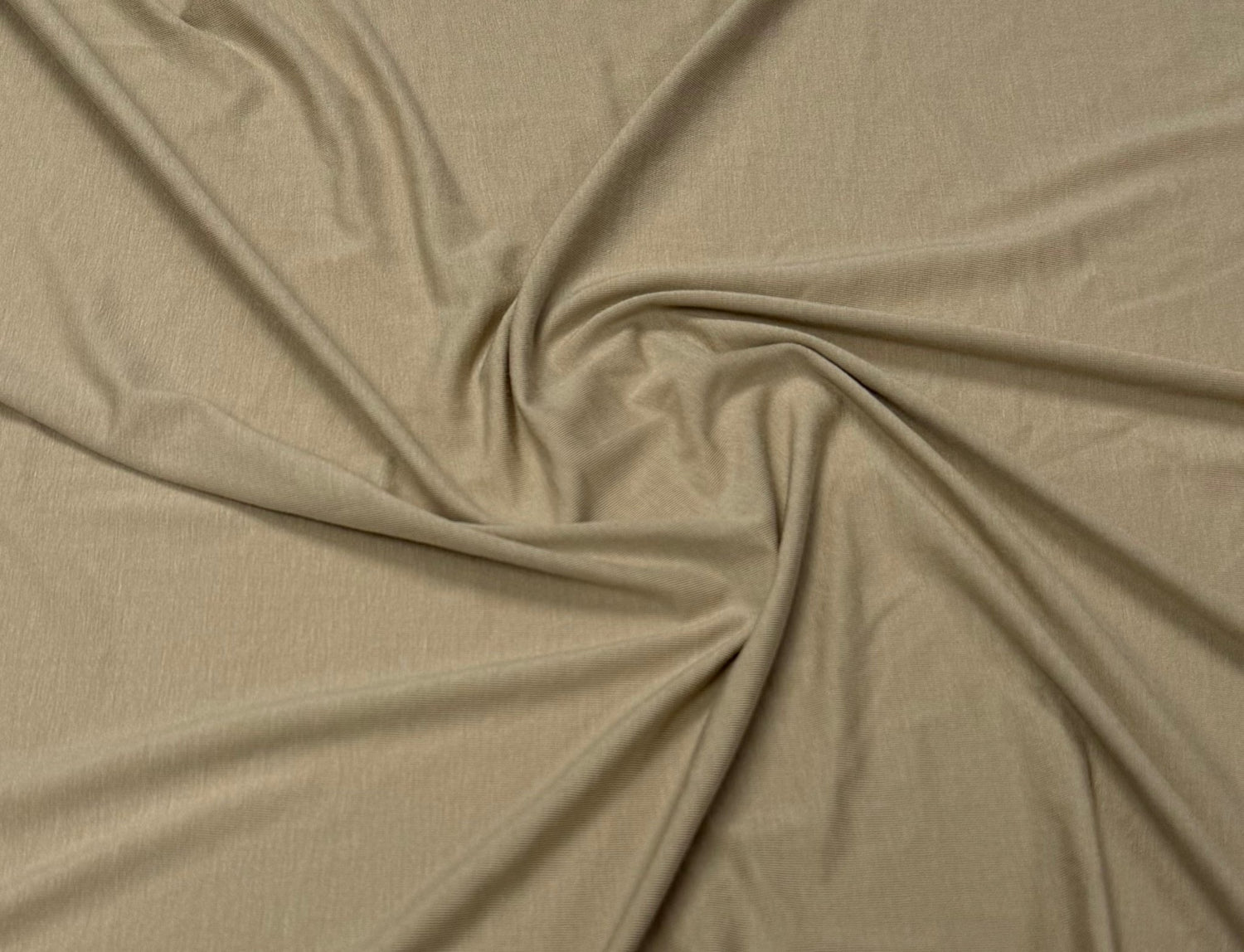 Beige Modal Stretch Fabric by the Metre - Whotex Fabrics London