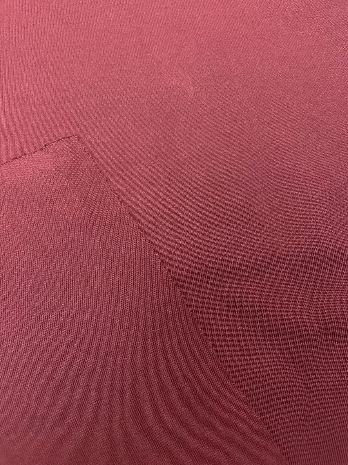 Burgundy Cotton Stretch Sweatshirt Jersey Fabric by the Metre - Whotex Fabrics London