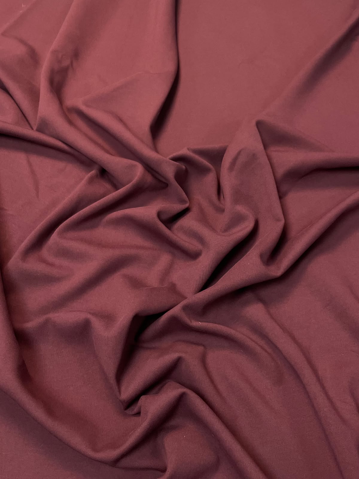 Burgundy Cotton Stretch Sweatshirt Jersey Fabric by the Metre - Whotex Fabrics London