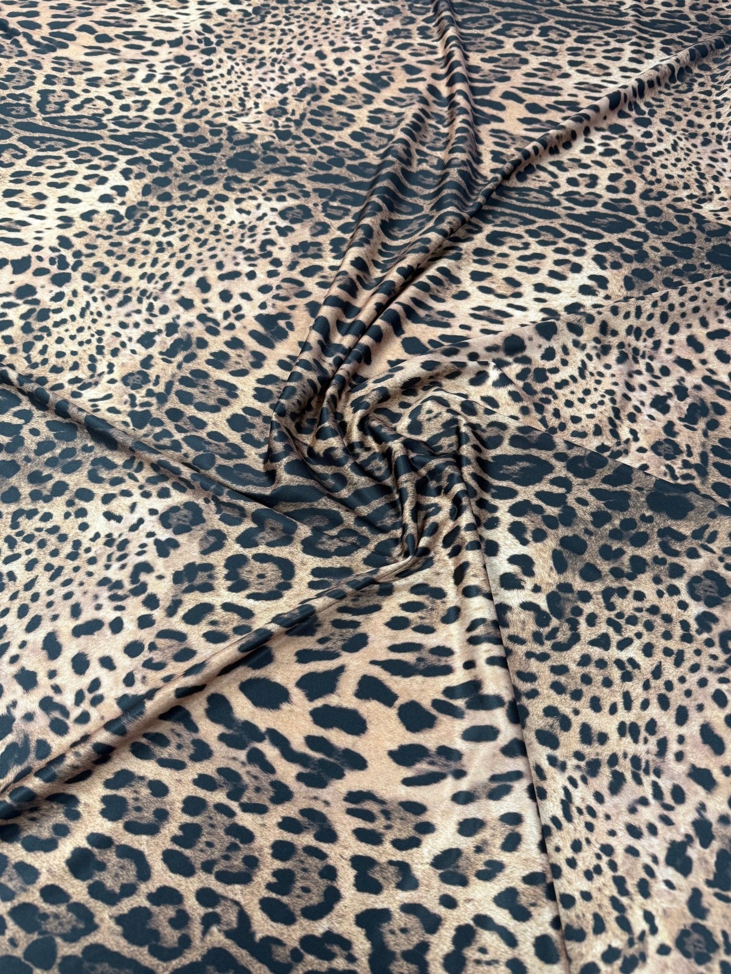 Classic Leopard Print Fashion Fabric by the Metre - Whotex Fabrics London