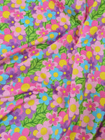 Colorful Flowers Pattern Fabric By The Yard - Whotex Online Fabric Store