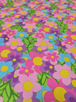 Colorful Flowers Pattern Fabric By The Yard - Whotex Online Fabric Store