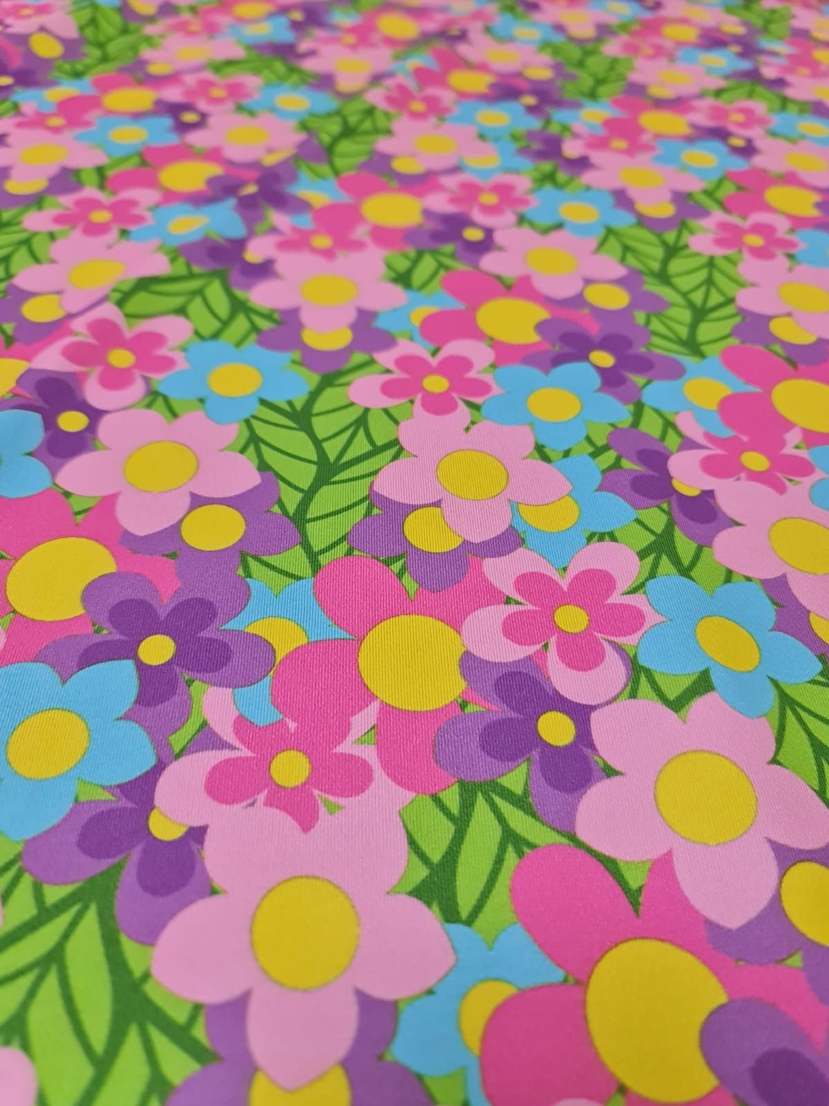 Colorful Flowers Pattern Fabric By The Yard - Whotex Online Fabric Store