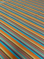 Colorful Zigzag Stripe Mesh Fabric – Textured Knit Pattern - Whotex Online Fabric Store