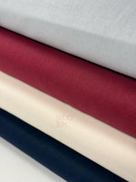 Cream Ecru Poplin Fabric, Full Cotton Fabric By The Yard, 240 Cm / 95 Inches Width - Whotex Online Fabric Store