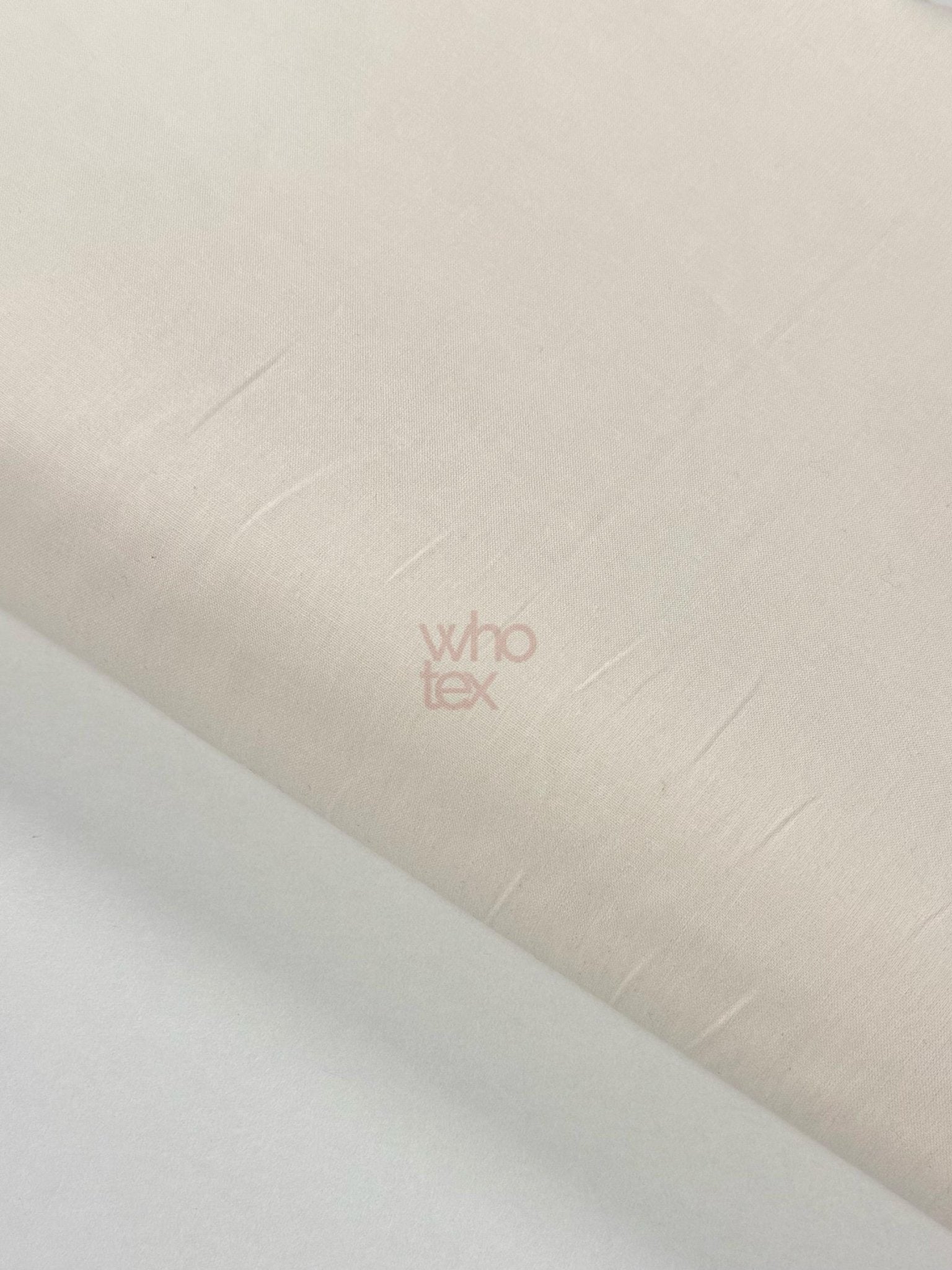 Cream Ecru Poplin Fabric, Full Cotton Fabric By The Yard, 240 Cm / 95 Inches Width - Whotex Online Fabric Store