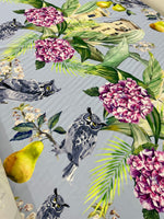 Crepe Fabric, Parrot Print Fabric - Whotex Online Fabric Store