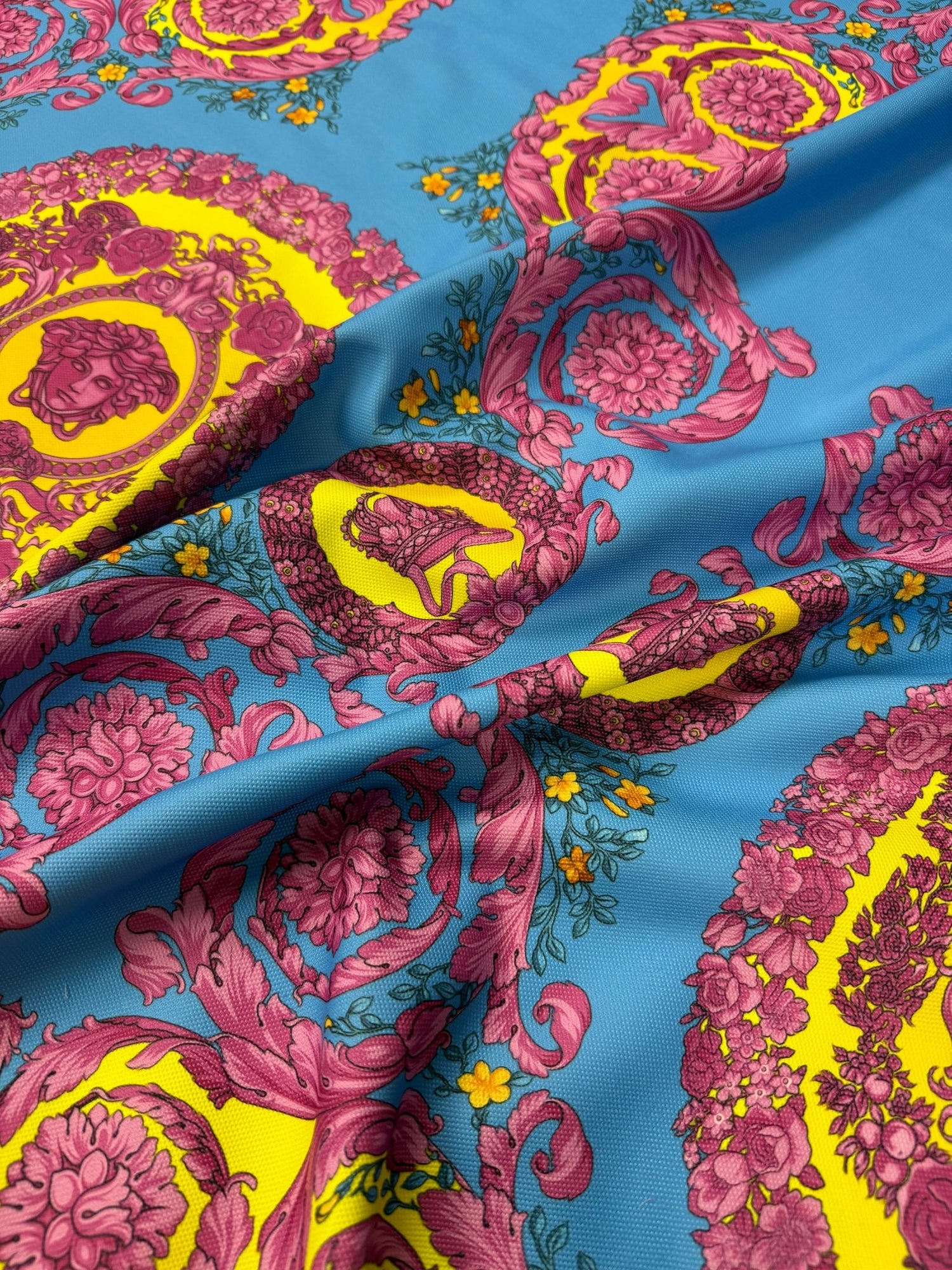 Decorative Pattern Upholstery Fabric by the Metre - Whotex Fabrics London