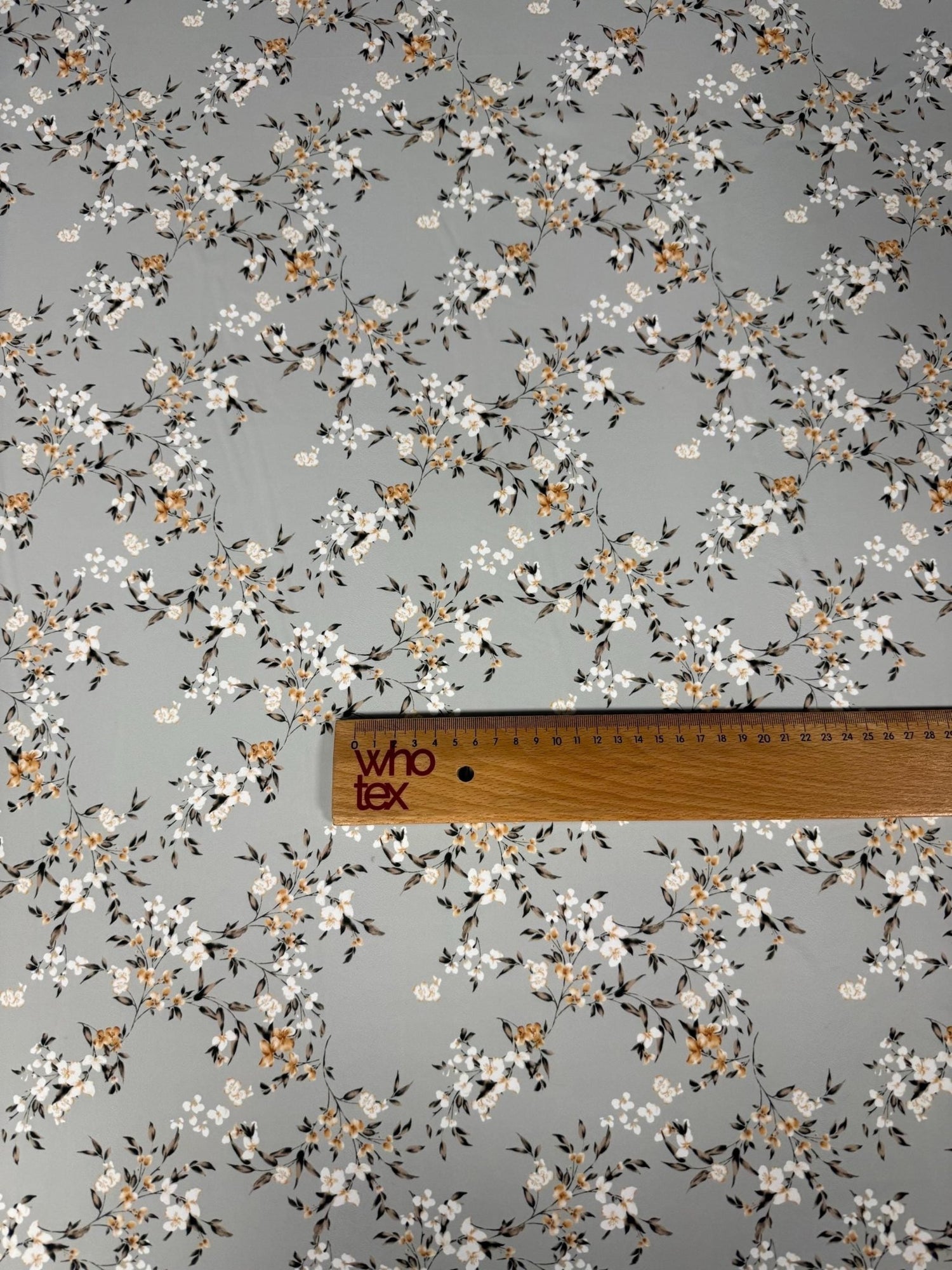 Delicate Cherry Blossom Print Fabric - Soft Pastel Floral Pattern Fabric By The Yard - Whotex Online Fabric Store