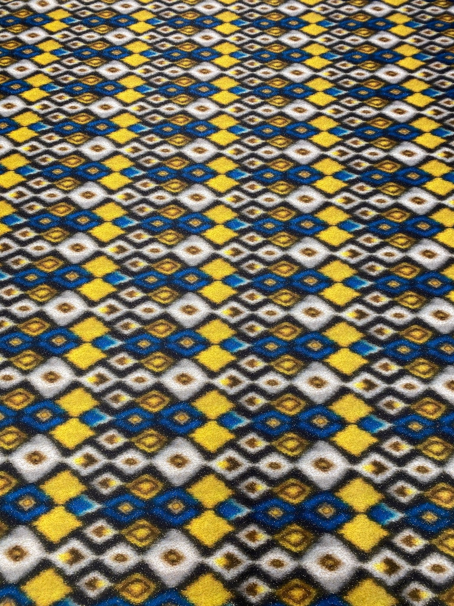 Diamond Lurex Fabric by the Metre - Whotex Fabrics London