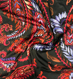 Elegant Paisley Pattern Fabric by the Metre – Soft & Stylish - Whotex Fabrics London